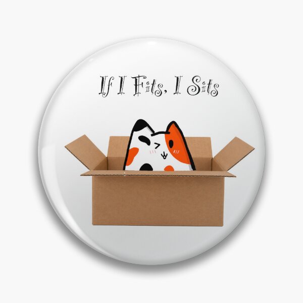 Item preview, If I Fits, I Sits designed and sold by Cute-Cat-Dream.