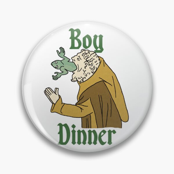 Item preview, Medieval Knight Frog Boy Dinner Meme designed and sold by OMITTEROMINOUS.