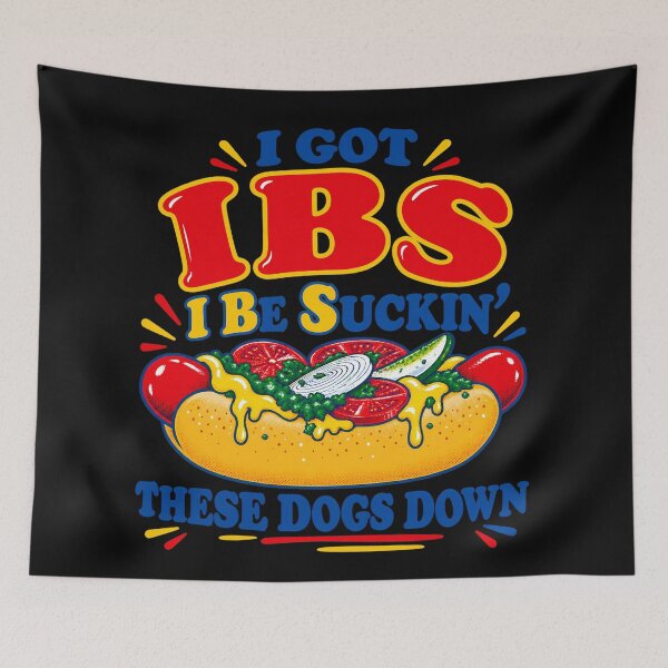 Item preview, IBS Funny Hot Dog designed and sold by Bob Meme Life.