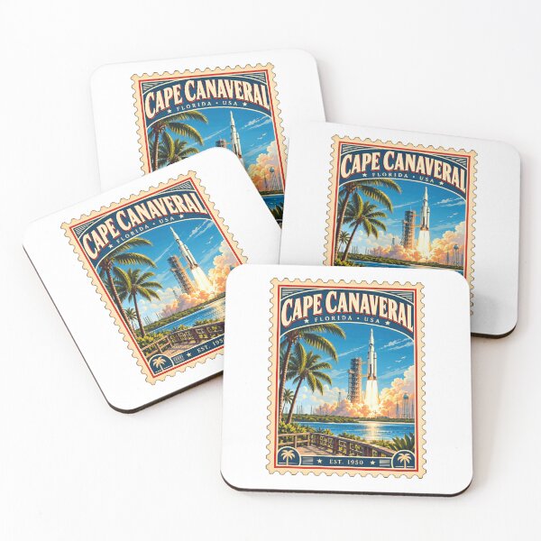 Item preview, Cape Canaveral Florida USA Est 1950 Rocket Launch Space Exploration Souvenir designed and sold by ManilStuck237.
