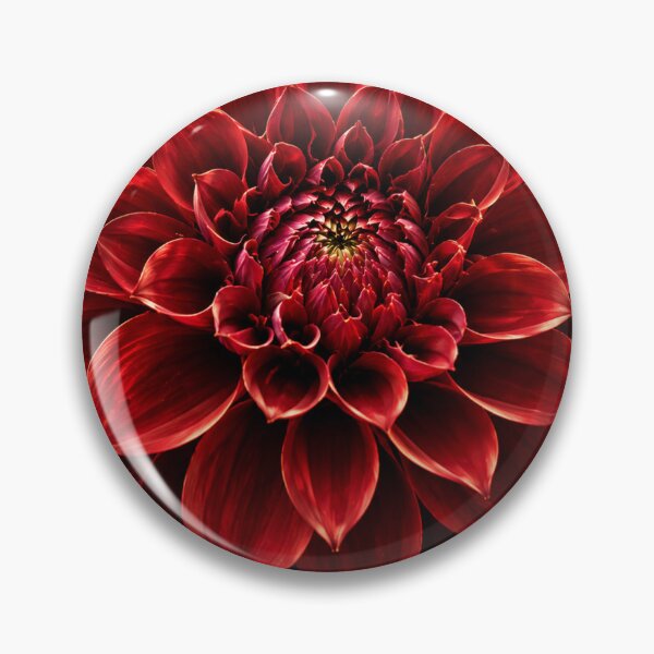 Item preview, Crimson Red Dahlia – Luxury Dark Floral Botanical Art designed and sold by Bizzfora - Shrewdnia POD.