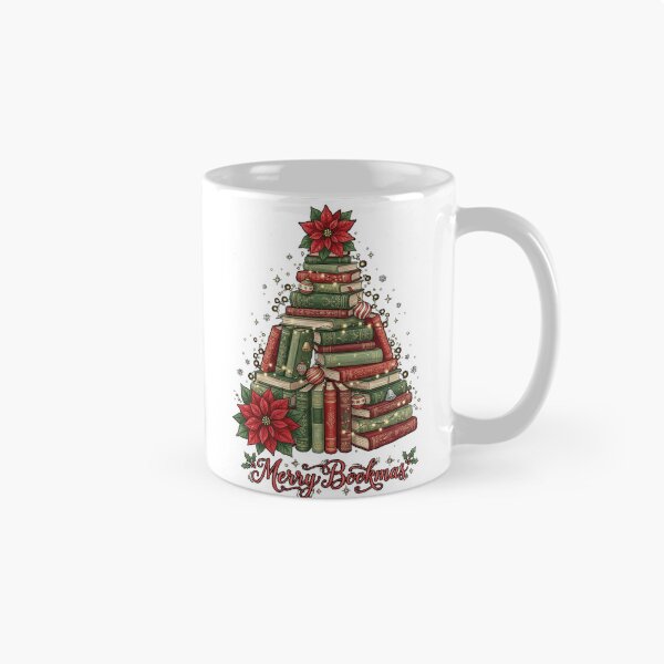 Item preview, Merry Bookmas Classic T-Shirt designed and sold by gidget-gadget.