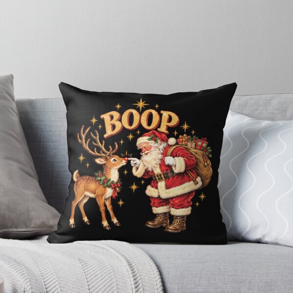 Item preview, Funny Christmas  Boop Reindeer Santa Claus designed and sold by harper-franklin.