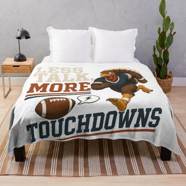 Item preview, Less Drama More Touchdowns Funny Football Game designed and sold by BernoNickel.