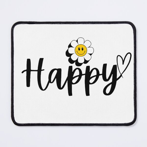 Item preview, Cute Happy Script Daisy Smiley Face designed and sold by mustabakhan.