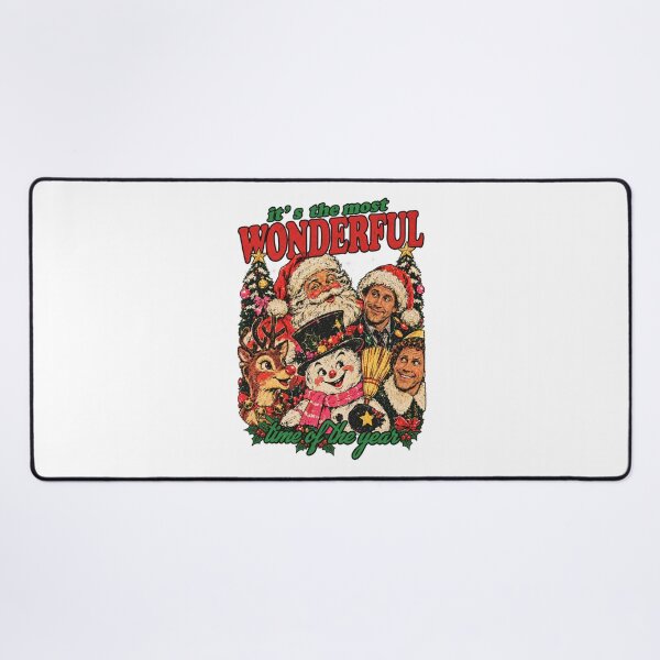 Item preview, Vintage Christmas Santa Snowman and Reindeer Collage designed and sold by RenettaFunky.