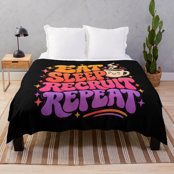 Item preview, Eat Sleep Recruit Repeat designed and sold by fairmont-press.