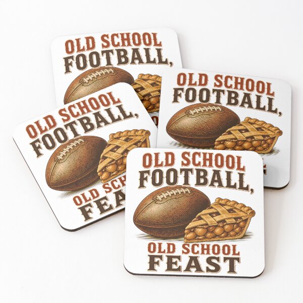 Item preview, Old School Football Feast Retro Vintage Sports designed and sold by BernoNickel.