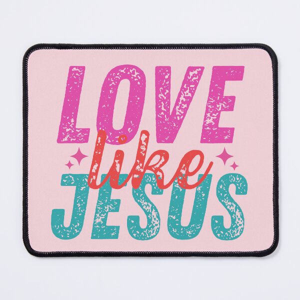 Item preview, Love Like Jesus Christian Faith Distressed Typography Design designed and sold by LilSeashell.