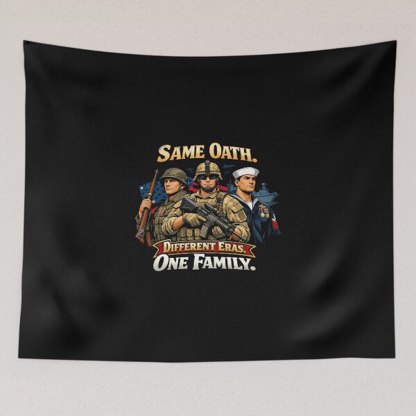 Item preview,  Same Oath Different Eras One Family Military designed and sold by itrebweiklg.