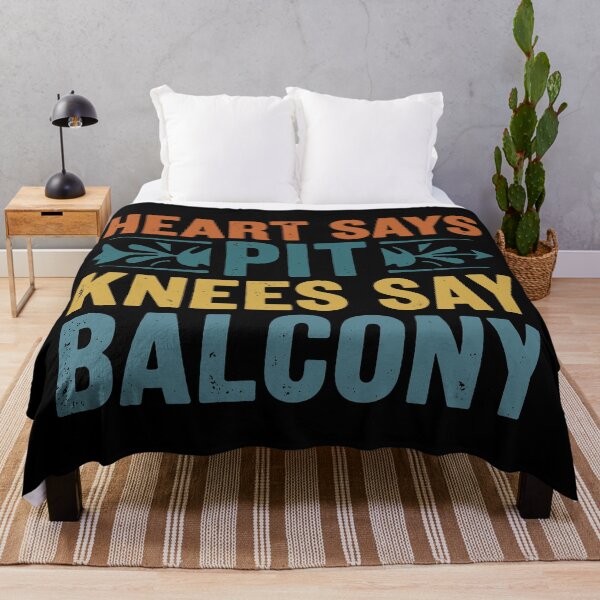 Item preview, Heart Says Pit Knees Say Balcony. designed and sold by EunsooLee.
