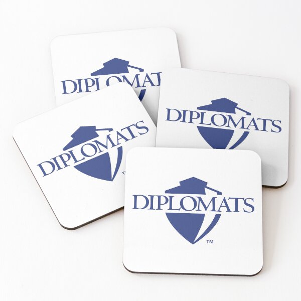 Item preview, Diplomats Shield Logo with Graduation Cap in Navy Blue Serif designed and sold by houcnas.