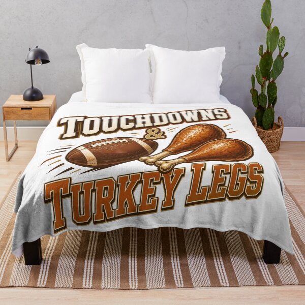 Item preview, Touchdown Turkey Leg Funny Football Holiday designed and sold by BernoNickel.
