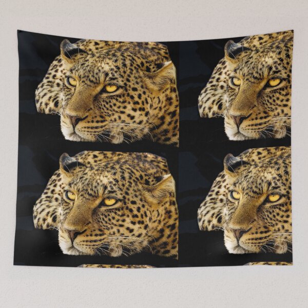 Item preview, African leopard portrait closeup. designed and sold by Brian Scantlebury.