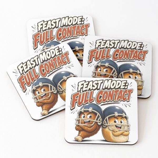 Item preview, Feast Mode Full Contact Funny Football Sports designed and sold by BernoNickel.