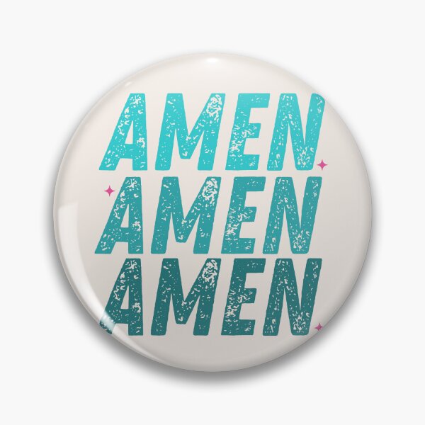 Item preview, Amen Christian Faith Distressed Typography Design designed and sold by LilSeashell.