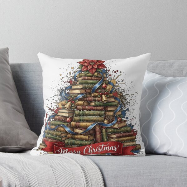 Item preview, Merry Christmas Tree Love Reading Books Librarian Xmas Tree Classic T-Shirt designed and sold by gidget-gadget.