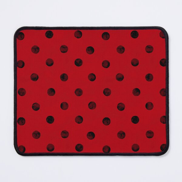 Item preview, Black Dots on Red Background designed and sold by Morgenmuffle.