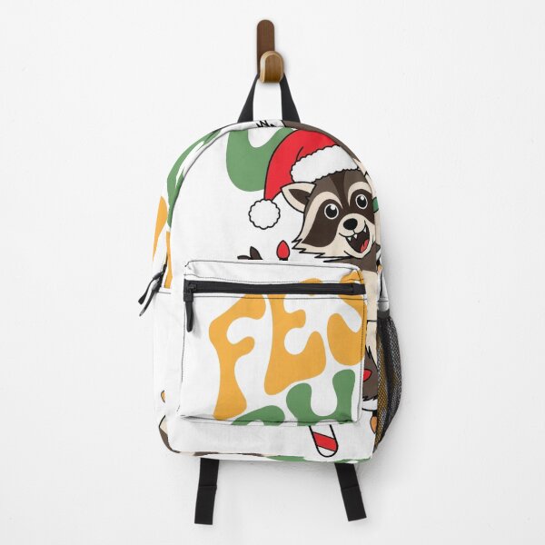 Item preview, Festive Chaos Raccoon Tangled in Christmas Lights designed and sold by Annuar.