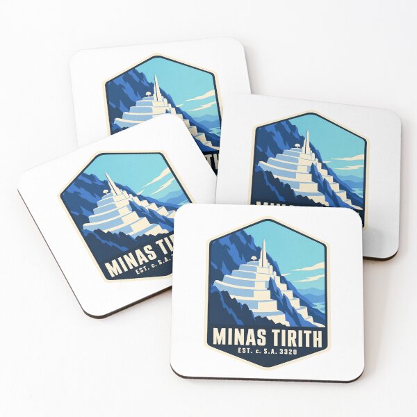 Item preview, Minas Tirith Badge designed and sold by starsidedesigns.
