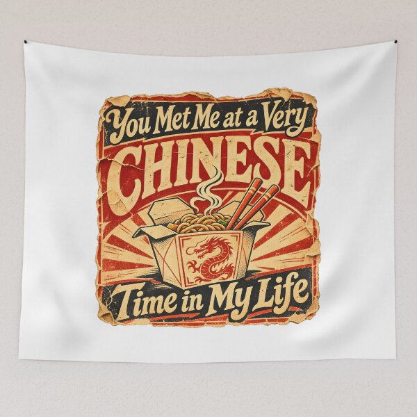 Item preview, You Met Me at a Very Chinese Time in My Life designed and sold by TOMSZE.