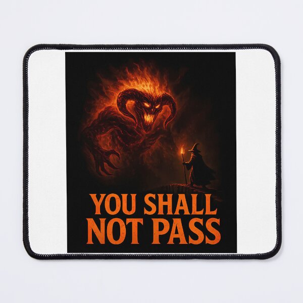 Item preview, You Shall Not Pass Funny Wizard Quote designed and sold by klay-mallett.
