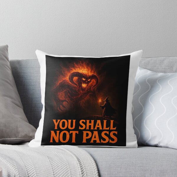 Item preview, You Shall Not Pass Funny Wizard Quote designed and sold by klay-mallett.