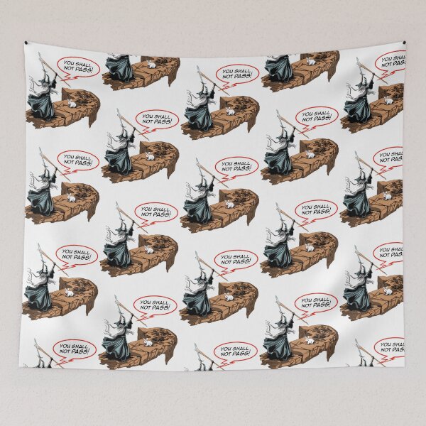 Item preview, You Shall Not Pass Rabbit designed and sold by klay-mallett.
