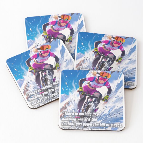 Item preview, Girl on two wheels (attractive design) – for female downhill champions who love adrenaline #2. designed and sold by UrbanTRIP.