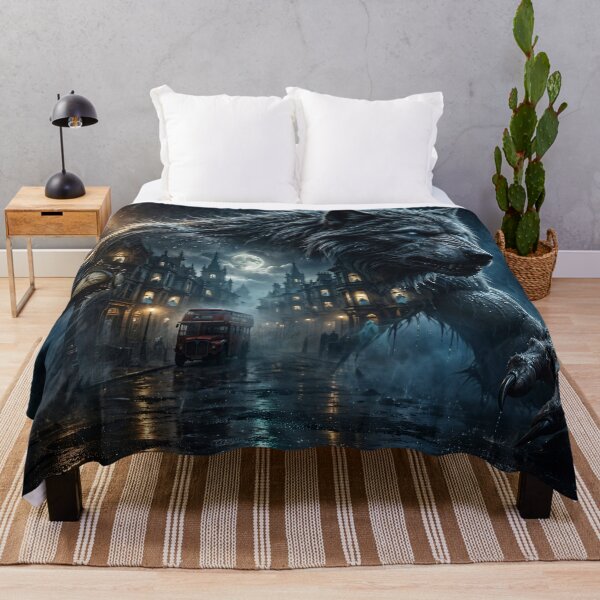 Item preview, Midnight Guardian – Werewolf of Gothic London designed and sold by DreamyWallVibes.