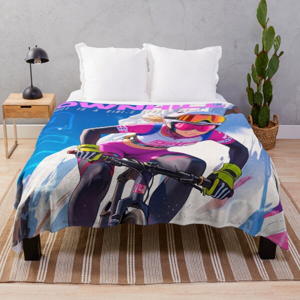Item preview, Girl on two wheels (attractive design) – for female downhill champions who love adrenaline. designed and sold by UrbanTRIP.