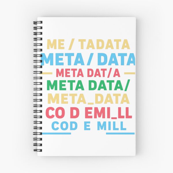 Item preview, Meta Data Typography designed and sold by SandraBlackwell.