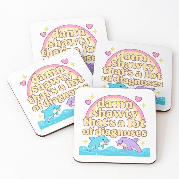 Item preview, Funny Meme Dolphin Humor Damn Shawty Diagnoses Quote designed and sold by OMITTEROMINOUS.