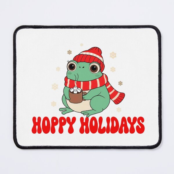 Item preview, Hoppy Holidays Cozy Frog with Hot Cocoa designed and sold by Annuar.