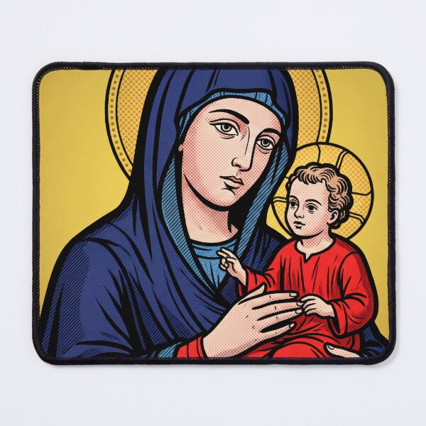 Item preview, Pop Art Madonna and Child Comic Style designed and sold by Terry Bain.
