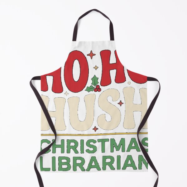Item preview, Ho Ho Hush Funny Librarian Christmas Oversized T-Shirt designed and sold by Fr0y000.