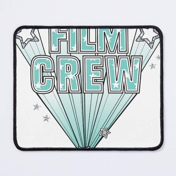 Item preview, Film Crew Star Spotlight Glitter Teal Movie Production Typography Graphic T-Shirt designed and sold by Atique Creations.