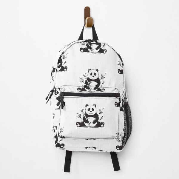 Item preview, A panda seated in the zoo holding bamboo designed and sold by rasagamastore.