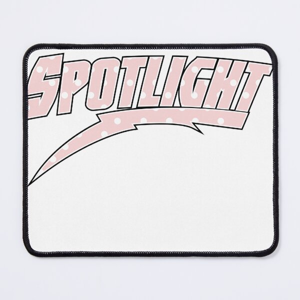 Item preview, Spotlight Lightning Bolt Pink Polka Dot Bold Typography Retro Sports Graphic T-Shirt designed and sold by Atique Creations.