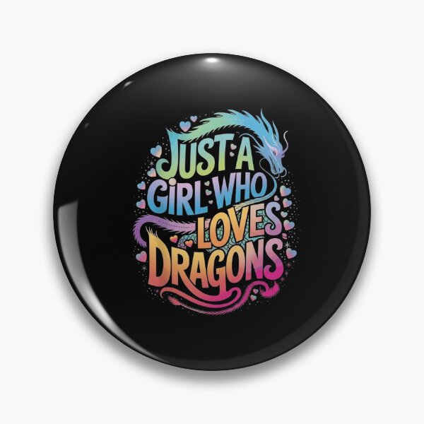 Item preview, Just a Girl Who Loves Dragons Colorful Pastel Fantasy Dragon Lover Quote designed and sold by Ostericaimusa.
