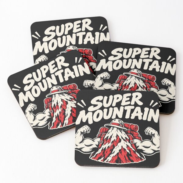 Item preview, Super Mountain – Muscular Mountain Hiker Vintage Comic Art designed and sold by kaipapershop.