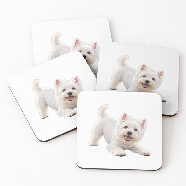 Item preview, West highland white terrier dog westie designed and sold by BackgroundND.