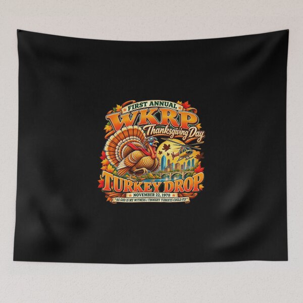 Item preview, Thanksgiving WKRP Turkey Drop, First Annual WKRP Thanksgiving Day Cincinnati OH designed and sold by LyubomirTomi.