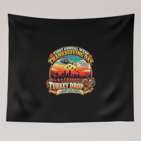 Item preview, WKRP Turkey Drop 1978 Retro WKRP Thanksgiving, WKRP designed and sold by LyubomirTomi.