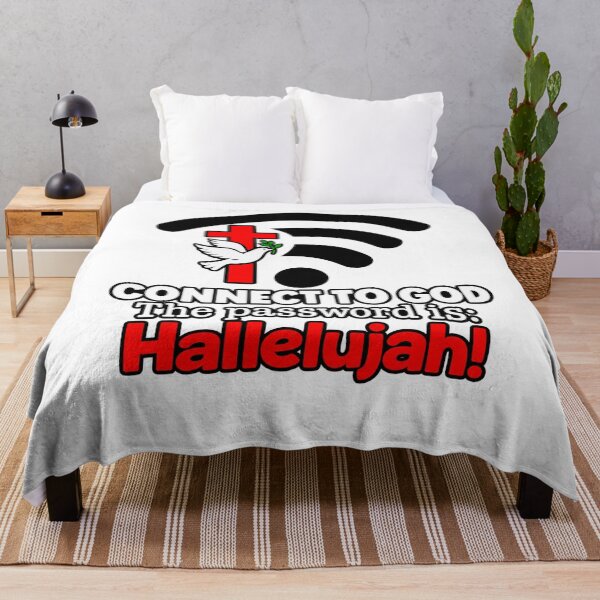 Item preview, Connect to God the Password Is Hallelujah designed and sold by BrookeRubino.