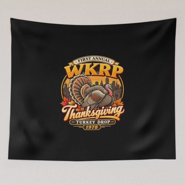 Item preview, WKRP Turkey Drop 1978 Thanksgiving Day designed and sold by LyubomirTomi.