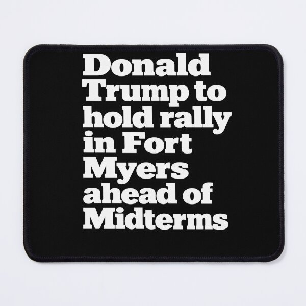 Item preview, Trump Holds a Rally in Fort Myers designed and sold by BrookeRubino.