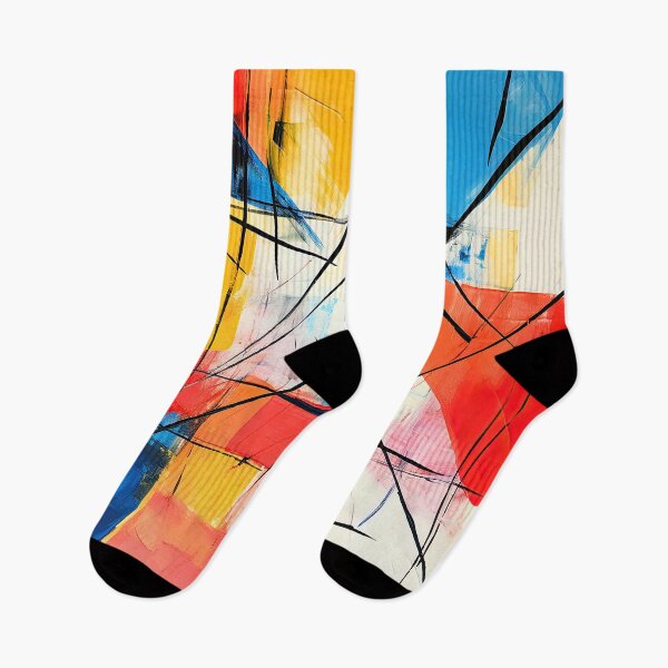 Item preview, Abstract Geometric Shapes Modern Art | Blue Red Yellow  designed and sold by DEC02.