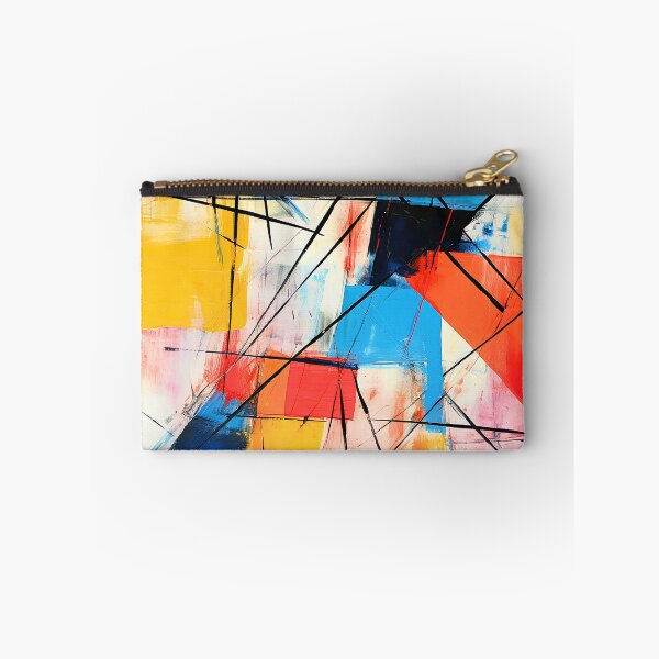 Item preview, Abstract Geometric Shapes Modern Art | Blue Red Yellow  designed and sold by DEC02.
