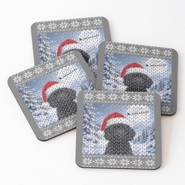 Item preview, Black Toy Poodle Puppy Ugly Christmas designed and sold by KristineLi.